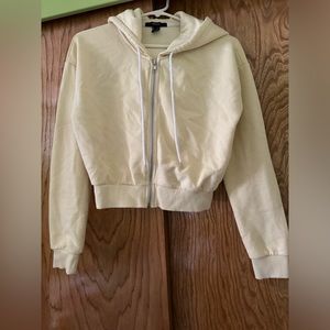 Yellow Cropped Zipup (Small)